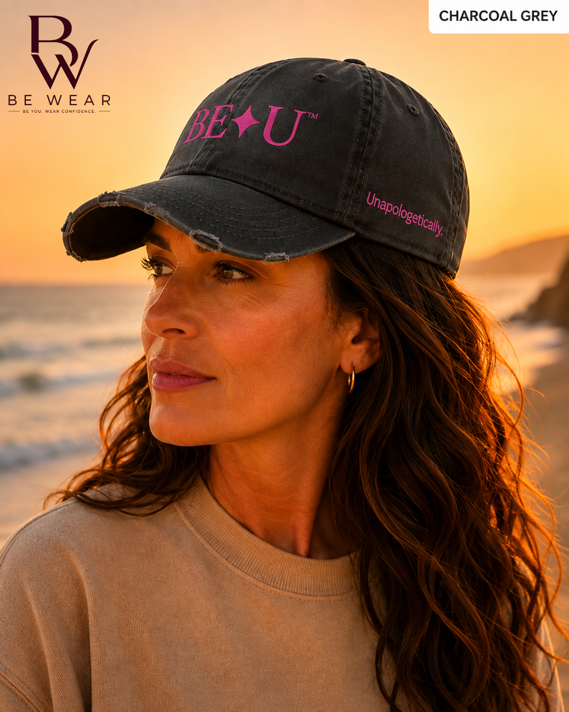 BE ✦ U Become Distressed Cap