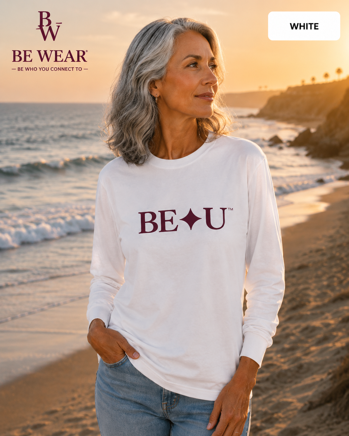 BE ✦ U Notice Long Sleeve Tee