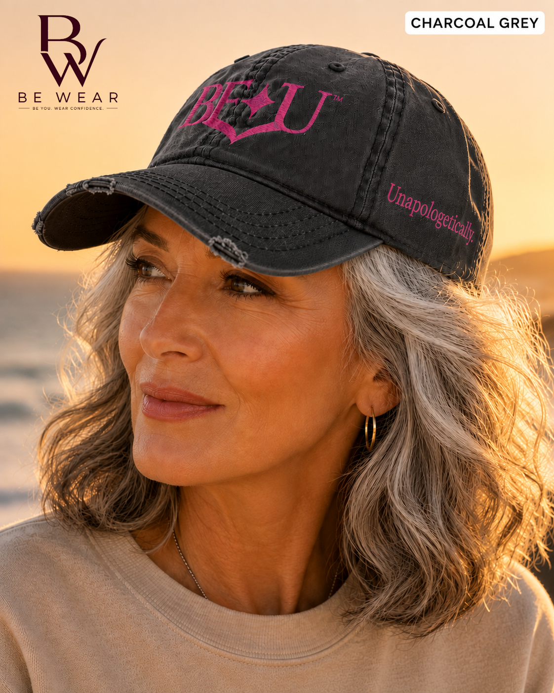 BE ✦ U Become Distressed Cap